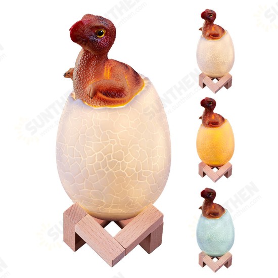 KL-02 Decorative 3D Oviraptor Dinosaur Egg Smart Night Light Touch Switch 3 Colors Change LED Nightlight For Christmas Gift KL-02 Decorative 3D Oviraptor Dinosaur Egg Smart Night Light Touch Switch 3 Colors Change LED Nightlight For Christmas Gift