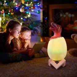 KL-02 Decorative 3D Raptor Dinosaur Egg Smart Night Light Remote Control Touch Switch 16 Colors Change LED Nightlight For Christmas Gift KL-02 Decorative 3D Raptor Dinosaur Egg Smart Night Light Remote Control Touch Switch 16 Colors Change LED Nightlight For Christmas Gift