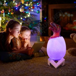 KL-02 Decorative 3D Raptor Dinosaur Egg Smart Night Light Remote Control Touch Switch 16 Colors Change LED Nightlight For Christmas Gift KL-02 Decorative 3D Raptor Dinosaur Egg Smart Night Light Remote Control Touch Switch 16 Colors Change LED Nightlight For Christmas Gift