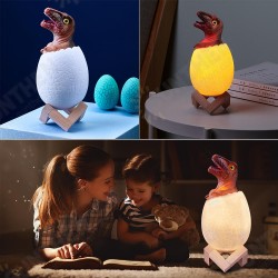 KL-02 Decorative 3D Raptor Dinosaur Egg Smart Night Light Touch Switch 3 Colors Change LED Nightlight For Christmas Gift KL-02 Decorative 3D Raptor Dinosaur Egg Smart Night Light Touch Switch 3 Colors Change LED Nightlight For Christmas Gift
