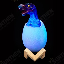 KL-02 Decorative 3D Tyrannosaurus Egg Smart Night Light 16 Colors Remote Control Touch Switch LED Nightlight For Christmas Gift KL-02 Decorative 3D Tyrannosaurus Egg Smart Night Light 16 Colors Remote Control Touch Switch LED Nightlight For Christmas Gift