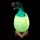 KL-02 Decorative 3D Tyrannosaurus Egg Smart Night Light 16 Colors Remote Control Touch Switch LED Nightlight For Christmas Gift