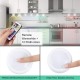 LED Cabinet Light RGB Color Puck Night Lights Dimmable Under Shelf Kitchen Counter Lighting with Remote Controller
