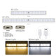LED Closet Light USB Rechargeable Under-Cabinet Lamp Wireless Motion Sensor Night Light with Magnetic Strip for Cabinet Wardrobe LED Closet Light USB Rechargeable Under-Cabinet Lamp Wireless Motion Sensor Night Light with Magnetic Strip for Cabinet Wardrobe