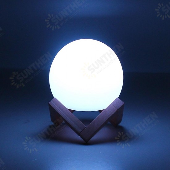 LED Colorful Dimmable Rechargeable Lunar Moon Night Light APP Alexa Remote