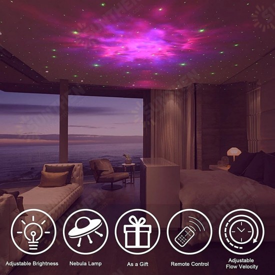 LED Creative Astronaut Galaxy Projector Lamp Gypsophila Projection Starry Night Light for Children Home Decor