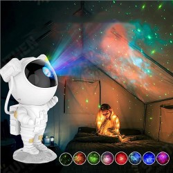 LED Creative Astronaut Galaxy Projector Lamp Gypsophila Projection Starry Night Light for Children Home Decor LED Creative Astronaut Galaxy Projector Lamp Gypsophila Projection Starry Night Light for Children Home Decor