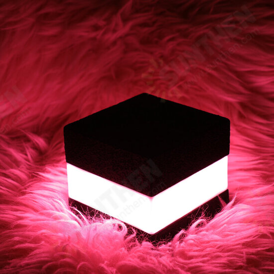 LED Cube Night Light USB Rechargeable Touch Night Light Bar Cafe Restaurant Decoration Atmosphere Light