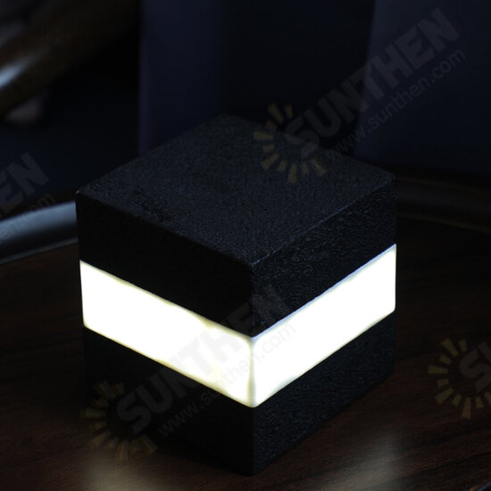 LED Cube Night Light USB Rechargeable Touch Night Light Bar Cafe Restaurant Decoration Atmosphere Light