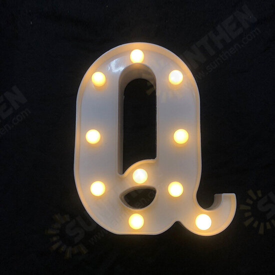 LED English Letter And Symbol Pattern Night Light Home Room Proposal Decor Creative Modeling Lights For Bedroom Birthday Party