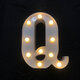 LED English Letter And Symbol Pattern Night Light Home Room Proposal Decor Creative Modeling Lights For Bedroom Birthday Party