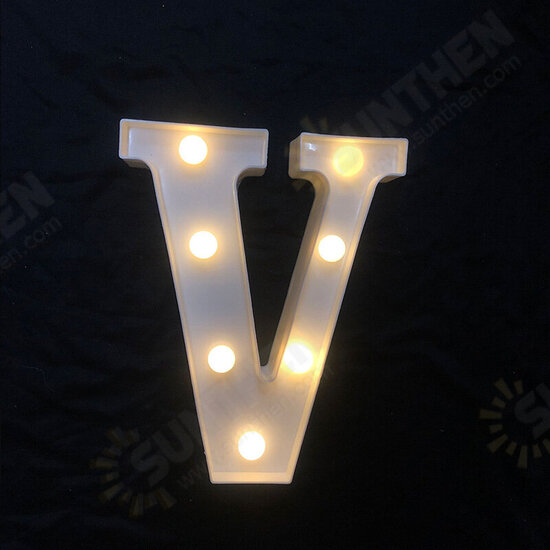 LED English Letter And Symbol Pattern Night Light Home Room Proposal Decor Creative Modeling Lights For Bedroom Birthday Party