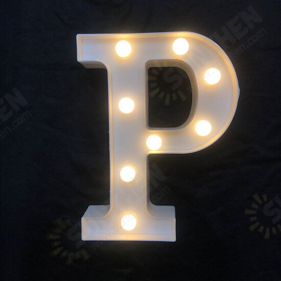 LED English Letter And Symbol Pattern Night Light Home Room Proposal Decor Creative Modeling Lights For Bedroom Birthday Party