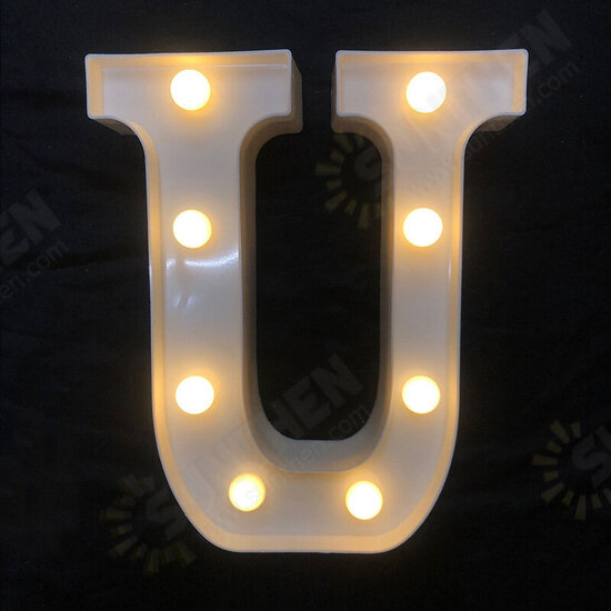 LED English Letter And Symbol Pattern Night Light Home Room Proposal Decor Creative Modeling Lights For Bedroom Birthday Party