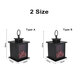 LED Fireplace Lantern Flameless Light Fire Effect Vintage Battery Power Lamp HOT