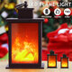 LED Fireplace Lantern Flameless Light Fire Effect Vintage Battery Power Lamp HOT