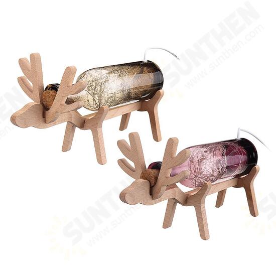 LED Glass Fairy Elk Deer Light Bottle Jar Night Light Table Lamp Christmas Home Decor Gift LED Glass Fairy Elk Deer Light Bottle Jar Night Light Table Lamp Christmas Home Decor Gift