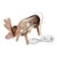 LED Glass Fairy Elk Deer Light Bottle Jar Night Light Table Lamp Christmas Home Decor Gift