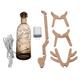 LED Glass Fairy Elk Deer Light Bottle Jar Night Light Table Lamp Christmas Home Decor Gift LED Glass Fairy Elk Deer Light Bottle Jar Night Light Table Lamp Christmas Home Decor Gift