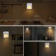 LED Induction Night Light with Aromatherapy Tablets Human Body Induction Bedroom Night Lamp Warm Light
