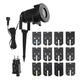 LED Mini Projector Stage Light Adjustable Waterproof Lamp with 12 Slide Card