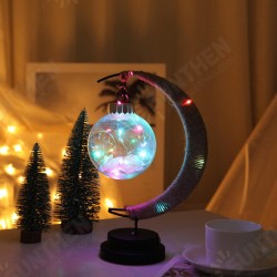 LED Moon Wishing Ball Modeling Light Crescent Shape Memorial Lamp for Home Decoration LED Moon Wishing Ball Modeling Light Crescent Shape Memorial Lamp for Home Decoration