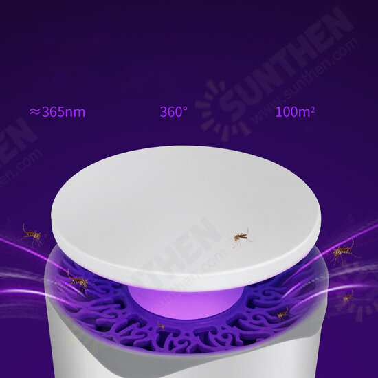 LED Mosquito Killer Lamp 5W Household Inhalation Type Mosquito Catcher Electrical USB Bug Insect Killer Anti Mosquito Repellent Indoor Muggen Fly Trap