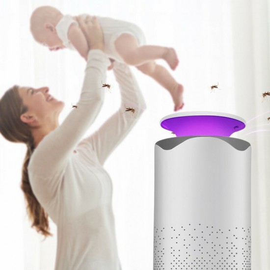 LED Mosquito Killer Lamp 5W Household Inhalation Type Mosquito Catcher Electrical USB Bug Insect Killer Anti Mosquito Repellent Indoor Muggen Fly Trap