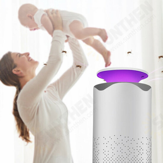 LED Mosquito Killer Lamp 5W Household Inhalation Type Mosquito Catcher Electrical USB Bug Insect Killer Anti Mosquito Repellent Indoor Muggen Fly Trap