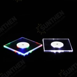 LED Night Light Color Bottle Cup Mat Sticker Club Cocktail Party Pad Holder Square LED Night Light Color Bottle Cup Mat Sticker Club Cocktail Party Pad Holder Square