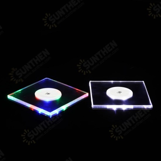 LED Night Light Color Bottle Cup Mat Sticker Club Cocktail Party Pad Holder Square LED Night Light Color Bottle Cup Mat Sticker Club Cocktail Party Pad Holder Square
