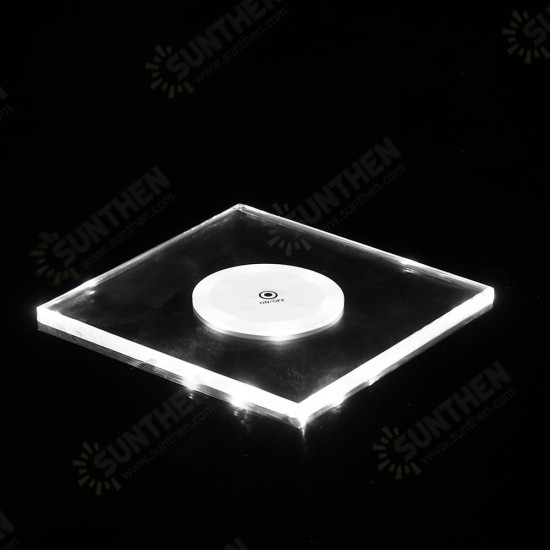 LED Night Light Color Bottle Cup Mat Sticker Club Cocktail Party Pad Holder Square LED Night Light Color Bottle Cup Mat Sticker Club Cocktail Party Pad Holder Square