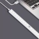 LED Night Light Motion Sensor Cabinet Lamp USB Rechargeable Closet Night Lamps for Wardrobe Kitchen Bedroom Step Lighting