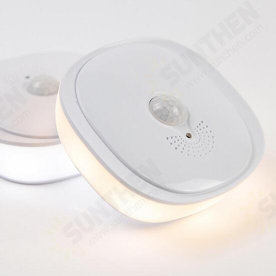 LED PIR Infrared Body Motion Sensor Night Light USB Rechargeable Magnet Wall Lamp for Closet Wardrobe Stair Bedside