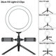 LED Ring Light Stand 3200K-5800K Dimmable Lamp for Selfie Video Photo Live Show