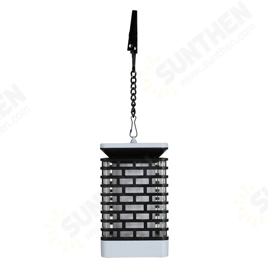 LED Solar Hanging Light Flickering Flame Lawn Garden Candle Lantern Lamp for Home Garden Decoration