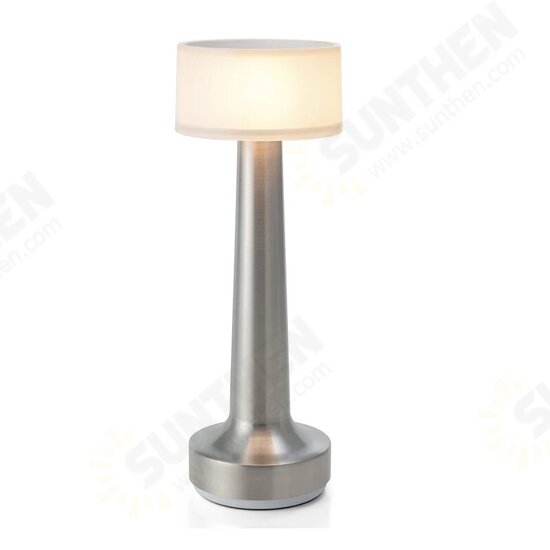 LED Touch Sensor Lamp Rechargeable Portable Night Light for Restaurant Cafe Outdoor Table Lamps Bedside Decor Atmosphere Lights