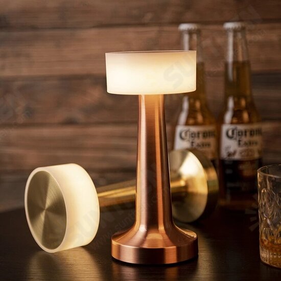 LED Touch Sensor Lamp Rechargeable Portable Night Light for Restaurant Cafe Outdoor Table Lamps Bedside Decor Atmosphere Lights