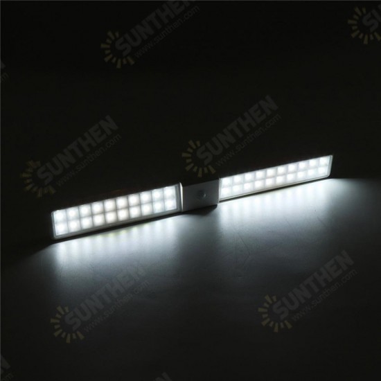 LED Under Cabinet Cupboard Counter Strip Bar PIR Motion Sensor Light Kitchen