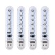 Mini USB 2W SMD5050 RGB 5 LED Camping Night Light for Power Bank Notebook Computer DC5V