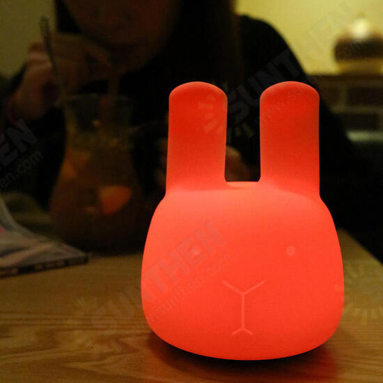 Lovely Rabbit Night Light Baby Bedroom Decor Mini LED Lamp Decorative Smart Creative Lights Lovely Rabbit Night Light Baby Bedroom Decor Mini LED Lamp Decorative Smart Creative Lights