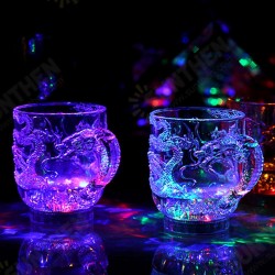 Luminous LED Color Changing Dragon Flashing Wine Cup Water Activated Night Light Home Bar Decor Luminous LED Color Changing Dragon Flashing Wine Cup Water Activated Night Light Home Bar Decor