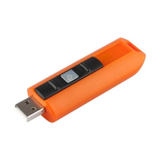 Mini 0.5W USB Rechargeable COB LED Keychain Light Flashlight Pocket Torch