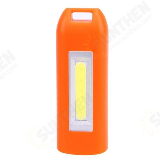 Mini 0.5W USB Rechargeable COB LED Keychain Light Flashlight Pocket Torch