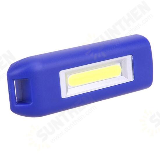 Mini 0.5W USB Rechargeable COB LED Keychain Light Flashlight Pocket Torch