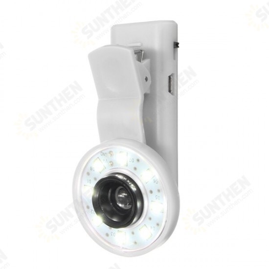 Mini Clip Portable 8 LED Fill Flash Selfie Light For iPhone 6 Samsung Mini Clip Portable 8 LED Fill Flash Selfie Light For iPhone 6 Samsung