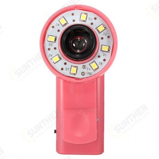 Mini Clip Portable 8 LED Fill Flash Selfie Light For iPhone 6 Samsung