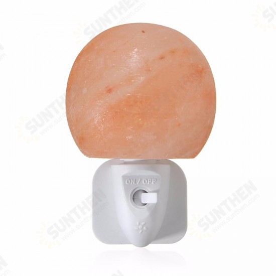 Mini Cute Hand Carved Natural Crystal Himalayan Salt Night Light Wall Lamp Gift