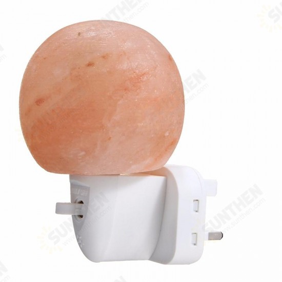 Mini Cute Hand Carved Natural Crystal Himalayan Salt Night Light Wall Lamp Gift