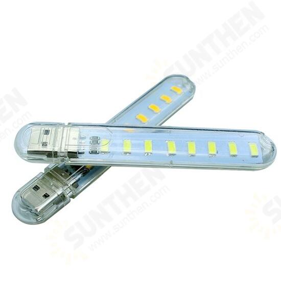 Mini USB 3W SMD5730 White/Warm White Mobile Power Lamp Camping 8 LED Night Light DC5V Mini USB 3W SMD5730 White/Warm White Mobile Power Lamp Camping 8 LED Night Light DC5V
